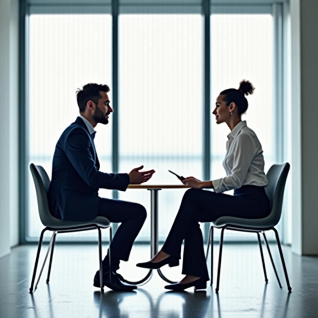 Executive in a private language session